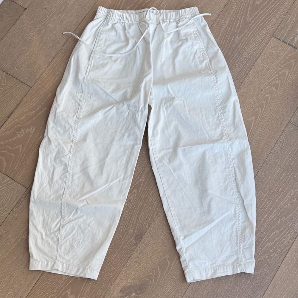ABERCROMBIE HORSESHOE White Casual Pants